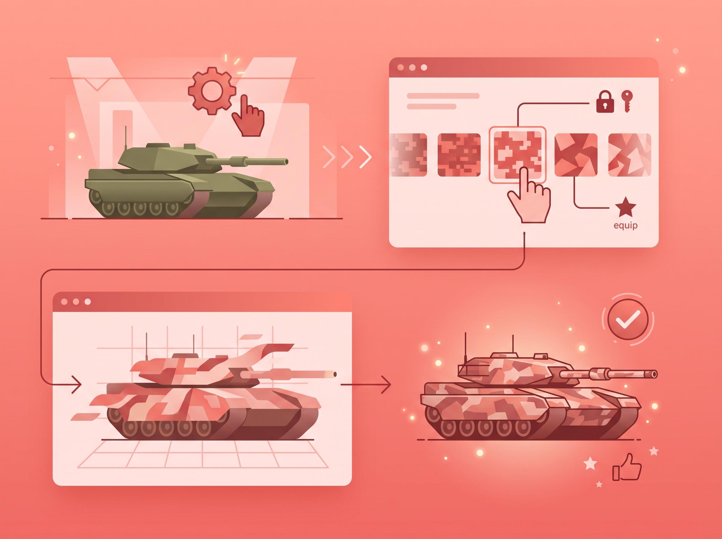 Как установить камуфляж в War Thunder